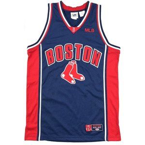 Vintage Boston Red Sox MLB Jersey Medium Lee Sport Embroidered Stitched Logo